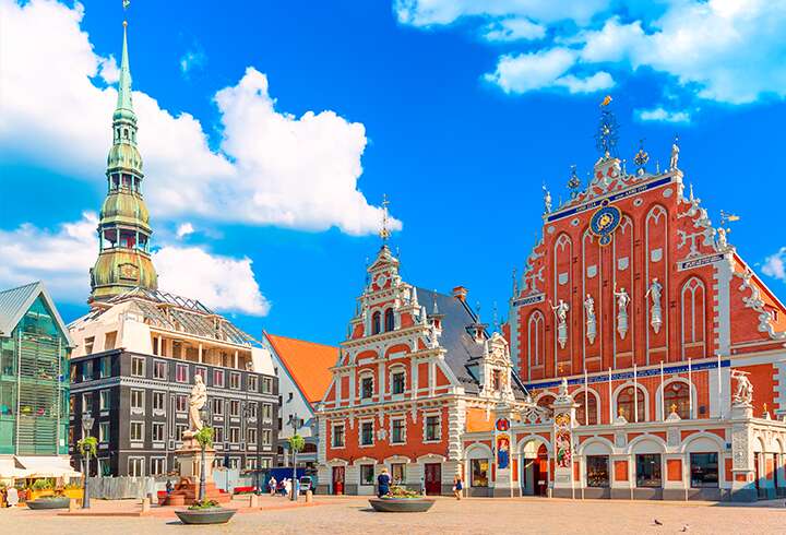 Riian arkkitehtuuria.