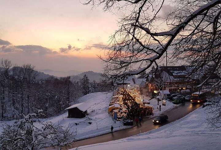 Sasbachwaldenin joulumarkkinat lokaatio.