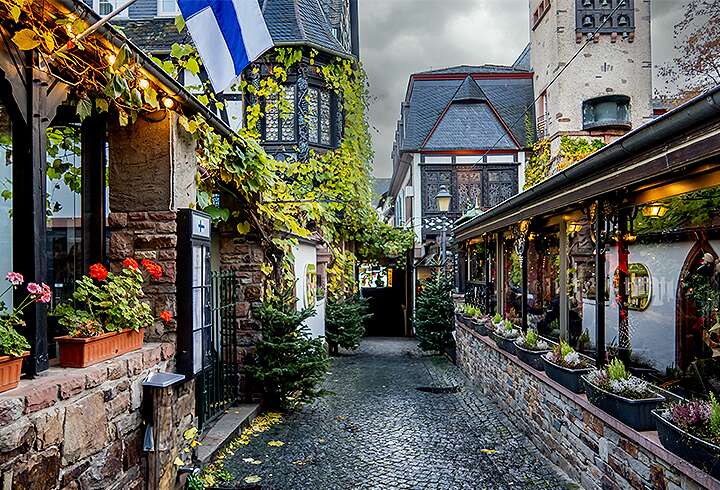 Rüdesheim am Rheinin kaupunki. 