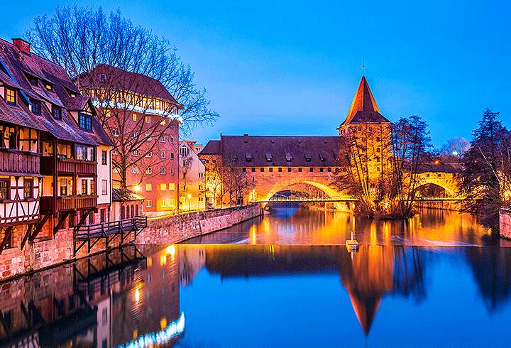 Nürnbergin joulutori on yksi kuuluisimpia.