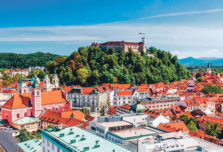 Ljubljanan linna ja kaupunki