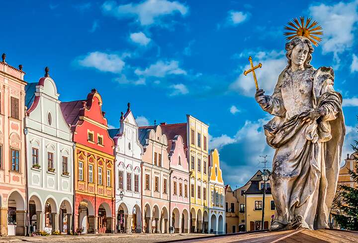 Tsekin Telc kaupunki.