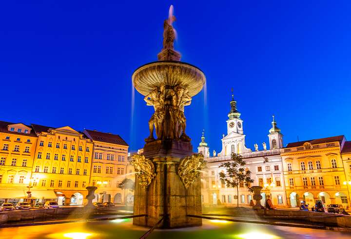 České Budějovice on maailmankuulu panimokaupunki.