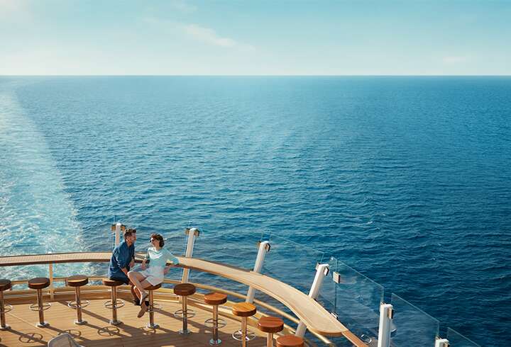 Mein Schiff 7 alus risteilee merellä. 