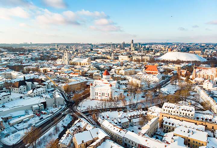 Kaupunkilomalle Vilnan kaupunkiin.