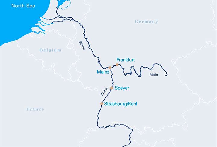 Reinin kohokohdat reittikartta.