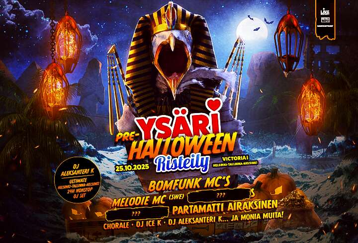 Ysäri Pre-Halloween -risteily 25.10.